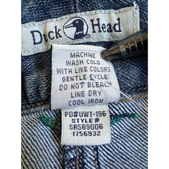 Duck Head Maxi Denim Skirt With A Front Slit Size 12 - Picture 4 of 4